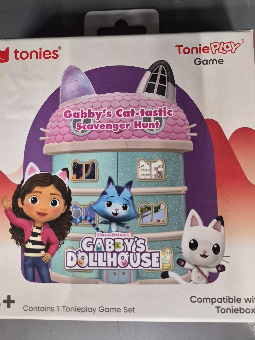Tonies ToniePlay Game: Gabby's Dollhouse - Pink & Teal